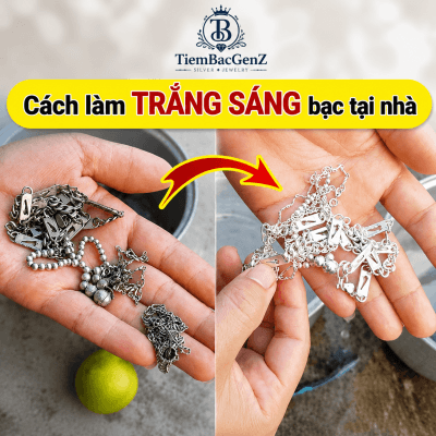Cách làm sáng bạc tại nhà cho nhẫn bạc và trang sức bạc